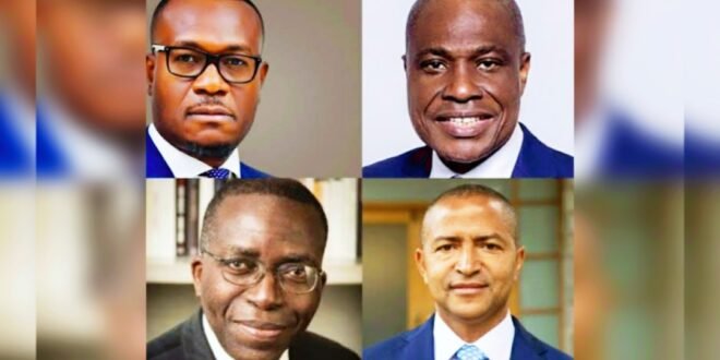 Moïse Katumbi, Augustin Matata, Martin Fayulu et Delly Sesanga