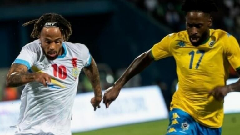 5ème journée éliminatoire CAN 2023: RDC l'emporte sur le Gabon à Franceville