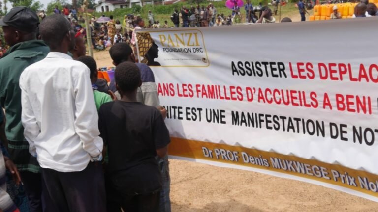 RDC : Le Docteur Denis Mukwege vole au secours de déplacés internes du Grand Nord