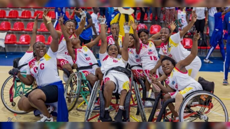 Les Léopards dames baskett sur fauteuil ont fini en 3è position des Jeux paralympiques d'Accra 2023
