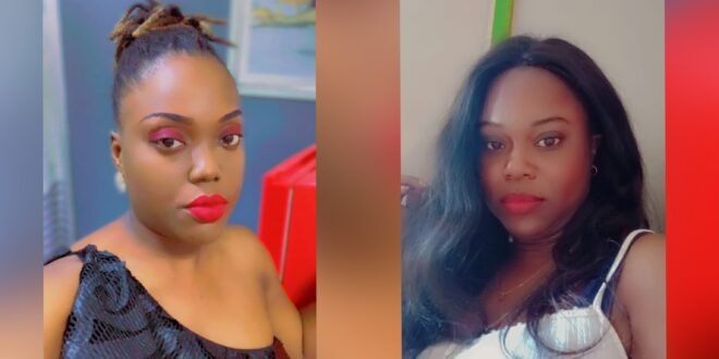 Grâce Kokolo à droite et sa sœur, Henriquet Tsimba à gauche sur la photo.