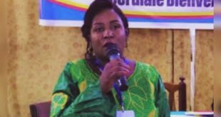 Me Nene Bintu, Présidente du bureau de coordinnation de la société civile du Sud-Kivu
