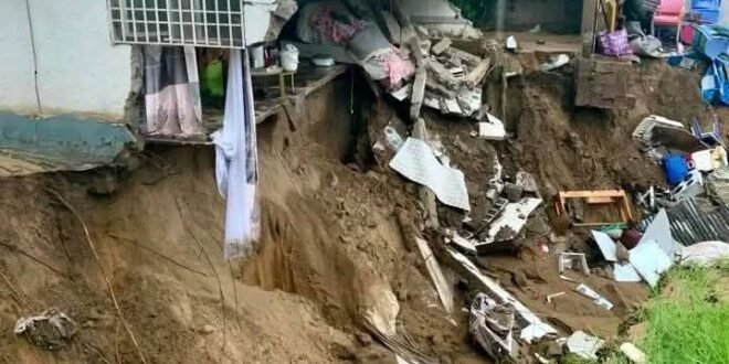 Kinshasa :   Paysage de désolation  après  une  pluie diluvienne