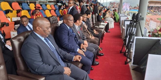 Joseph Kabila aux  festivités marquant le 58ᵉ anniversaire et les 40 ans de règne du roi Mswati III