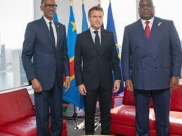 Crise RDC-Rwanda : Emmanuel  Macron  préconise le dialogue Tshisekedi-Kagame pour éviter l’escalade