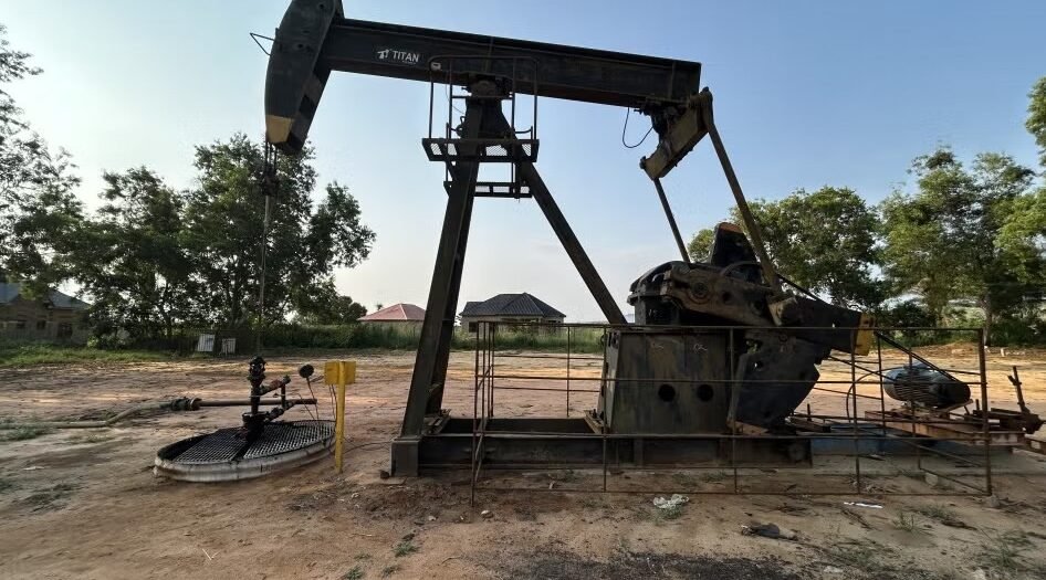 Puit de pétrole situé à Perenco dans la ville de Muanda (Ph HRW)