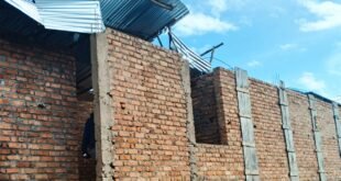 Sud-Kivu écoles, maisons d’habitations et poteaux électriques endommagées dans des fortes pluies à Mudusa